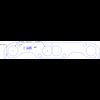 FOG-7077C Amored RCC Header Gaskets, Round, Rubber Coated Copper, Chevy Small Block, Stahl Exhaust Pattern - image 2