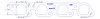 FOG-7086S Header Gaskets, D-Port, Steel Clad w/Graphite Coating, Ford 1.9L - image 1