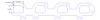 FOG-7137C Header Gaskets, Rubber Coated Copper, Stock Port, Chrysler/Dodge/Jeep, 6.1L, Pair - image 1