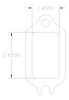 FOG-7150S Header Gaskets, D-Port, Steel Clad w/Graphite Coating, Ford Big Block FE, Set of 8 - image 1