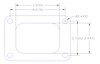 FOG-7161C RCC Header Gasket Precision Turbo Rcc Copper, Rectangle Port - image 1