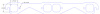 FOG-7170 GPC Header Gaskets Chevy Medium Port 1.55 In X 1.56 In 265-400CI SB, Square  Port - image 1