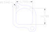 FOG-7172 GPC Header Gaskets Dodge Viper V-10, D-Port - image 1