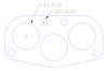 FOG-7190S Header Gaskets, Round, Steel Clad w/Graphite Coating, Honda 3.0L, Pair - image 1