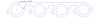 FOG-7218M MLS Stainless Header Gaskets GM PRO STOCK/MOD Brodix, Round Port - image 1