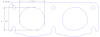 FOG-7219 GPC Header Gaskets Dodge PRO Stock 500CI, Round Port - image 1