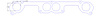 FOG-7231C Amored RCC Header Gaskets, Round, Rubber Coated Copper, Chevy Small Block, 11/13 Degree Cylinder Heads - image 1