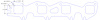 FOG-7232 GPC Header Gaskets 2002-2008 Chrysler Truck 5.7L SB, Square Port - image 1
