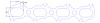 FOG-7247C RCC Header Gaskets 2010-2011 Ford MOD Shelby Dohc 5.4L, Oval Port - image 1