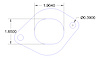 FOG-7260S Header Gaskets, D-Port, Steel Clad w/Graphite Coating, Chevy Big Block, RCC Cylinder Heads, Set of 8 - image 1