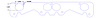 FOG-7266S Steel Clad w/Graphite Header Gaskets Chevy AFR 23-Deg 265-400CI SB, D-Port - image 1