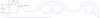 FOG-7277C Amored RCC Header Gaskets, D-Port, Rubber Coated Copper, Pontiac, V8, KRE Cylinder Heads - image 1