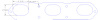 FOG-7330 GPC Header Gaskets 1997-1999 Porsche Boxter H-6 2.7L, Rectangle Port - image 1