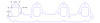 FOG-7352S Steel Clad w/Graphite Header Gaskets Ford Fe Thor Blue Thunder 352-428CI BB, Rectangle Port - image 1