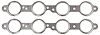 FOG-7355M MLS Stainless Header Gaskets 1997-2019 Chevy Ls 1-6 SB, Round Port - image 1