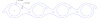 FOG-7401 GPC Header Gaskets Chevy Dart BB, Round Port - image 1