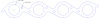 FOG-7411 GPC Header Gaskets, Round, Graphite, Chevy Big Block, Pair - image 1