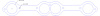 FOG-7425 GPC Header Gaskets Buick Stage 2 455CI BB, Round Port - image 1