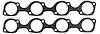 FOG-7461S Intake Manifold Gaskets, Round, Steel Clad w/Graphite Coating, Ford Small Block Windsor, Trickflow High Port Heads