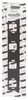 FOG-8046-3 Intake Gaskets, Chrysler 426ci "Street" Hemi, Port: 1.85 in. x 2.00 in., Thickness: .030 in., Paper w/Silicone - image 2