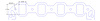 FOG-8047-4 Intake Gaskets, Ford BB A460ci SVO Motorsport, Port: 1.84 in. x 2.70 in., Thickness: .100 in., Steelcore Laminate - image 1