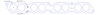 FOG-8058-2 Upper Intake Plenum Gaskets, Chevy SB 5.7L LT5, Standard Port Dia.: 1.38 in., Thickness: .030 in., Paper w/Silicone - image 1
