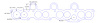 FOG-8059-2 Intake Injector Housing Gaskets, Chevy SB 5.7L LT5, Standard Port Dia.: 1.38 in., Thickness: .030 in., Paper - image 1