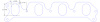 FOG-8079 Intake Gaskets, Chevy/Brodix SB "BD2000", Oval Port: 1.44 in. x 2.17 in., Thickness: .060 in., Paper w/Silicone - image 1