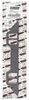 FOG-8080-2 Intake Gaskets, Chrysler Big Block 361-440ci, Port: 1.18 in. x 2.28 in., Thickness: .120 in., Paper w/Silicone - image 2