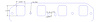 FOG-8086-2 Intake Gaskets, Ford SB SVO/Yates "Nascar C3", Port: 1.60 in. x 2.30 in., Thickness: .120 in., Paper, w/End Seals - image 1