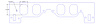 FOG-8096-2 Intake Gaskets, Chevy/R-M Big Block "Raptor", Port: 1.89 in. x 2.50 in., Thickness: .120 in., Paper w/Silicone - image 1