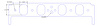 FOG-8097-2 Intake Gaskets, Chevy/Brodix SB "Canted Valve", Port: 1.81 in. x 2.43 in., Thickness: .120 in., Paper w/Silicone - image 1