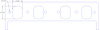 FOG-8184 Intake Gaskets, Chrysler Big Block B1 361-440ci TS, Port: 1.94 in. x 2.57 in., Thickness: .060 in., Paper w/Silicone - image 1