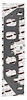 FOG-8192-2 Intake Gaskets, Chevy/Dart BB 11-Deg "Big Chief", Oval Port: 1.86 in. x 2.76 in., Thickness: .120 in., Paper