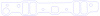 FOG-8213 Intake Gaskets, Pontiac 455 Ram Air 4 V8, Port: 1.14 in. x 2.27 in., Thickness: .060 in., Paper w/Silicone - image 1