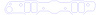 FOG-8218-2 Intake Gaskets, Pontiac Stock 455 V8 Intake w/o Crossover, Port: 1.13 in. x 2.17 in., Thickness: .120 in., Paper - image 1