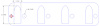 FOG-8227 Intake Gaskets, Chevy LS1/LS2/LS6, Port: 1.16 in. x 3.31 in., Thickness: .060 in., Paper w/Silicone - image 1