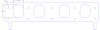 FOG-8249 Intake Gaskets, Dodge Pro Stock 500ci, Port: 2.21 in. x 2.72 in., Thickness: .060 in., Paper w/Silicone - image 1