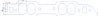 FOG-8269 Intake Gaskets, Chevy Big Block/Edelbrock, Oval Port: 1.80 in. x 2.52 in., Thickness: .060 in., Paper w/Silicone - image 1