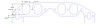 FOG-8271-2 Intake Gaskets, Chevy/RFE Big Block "Profiler", Oval Port: 1.85 in. x 2.45 in., Thickness: .120 in., Paper w/Silicone - image 1