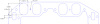 FOG-8271 Intake Gaskets, Chevy/RFE Big Block "Profiler", Oval Port: 1.85 in. x 2.45 in., Thickness: .060 in., Paper w/Silicone - image 1
