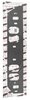 FOG-8275-3 Intake Gaskets, Chevy BB/Brodix SR-20, Thickness: .050 in., Port: 1.84 in. x 2.60 in., Steelcore Paper w/Silicone - image 2