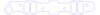FOG-8291-2 Intake Gaskets, Pontiac/Race 1001 455 Ram Air V, Port: 2.14 in. x 2.58 in., Thickness: .120 in., Paper w/Silicone - image 1