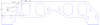 FOG-8292 Intake Gaskets, Chevy/Brodix BB PB1200 12-Deg Big Duke, Port: 2.00 in. x 2.77 in., Thickness: .060 in., Paper