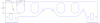 FOG-8377 Intake Gaskets, Chevy Big Block RFE 12-Deg, Oval Port: 1.86 in. x 2.48 in., Thickness: .060 in., Paper w/Silicone - image 1