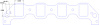 FOG-8386 Intake Gaskets, Ford Big Block 460ci, Port: 2.02 in. x 2.60 in., Thickness: .060 in., Paper w/Silicone - image 1