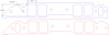 FOG-8449-4 Intake Gaskets Chevy BB Brodix, w/o Upper Bolt Hole, Thickness: .100 in., Port: 1.85 in. x 2.55 in. - image 1