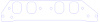 FOG-8482-2 Intake Gaskets, Chevy Small Block 265-400ci 12-Deg, Port: 2.05 in. x 2.68 in., Thickness: .120 in., Paper w/Silicone - image 1