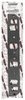 FOG-8501-4 Intake Gaskets, Ford Small Block AFR, Port: 1.20 in. x 2.00 in., Thickness: .100 in., Steelcore Laminate w/Silicone - image 2