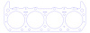 FOG-900484570, RCC Copper Head Gaskets Chrysler 361-440CI BB, Bore: 4.570 in. , Thickness: .080 in. - image 1